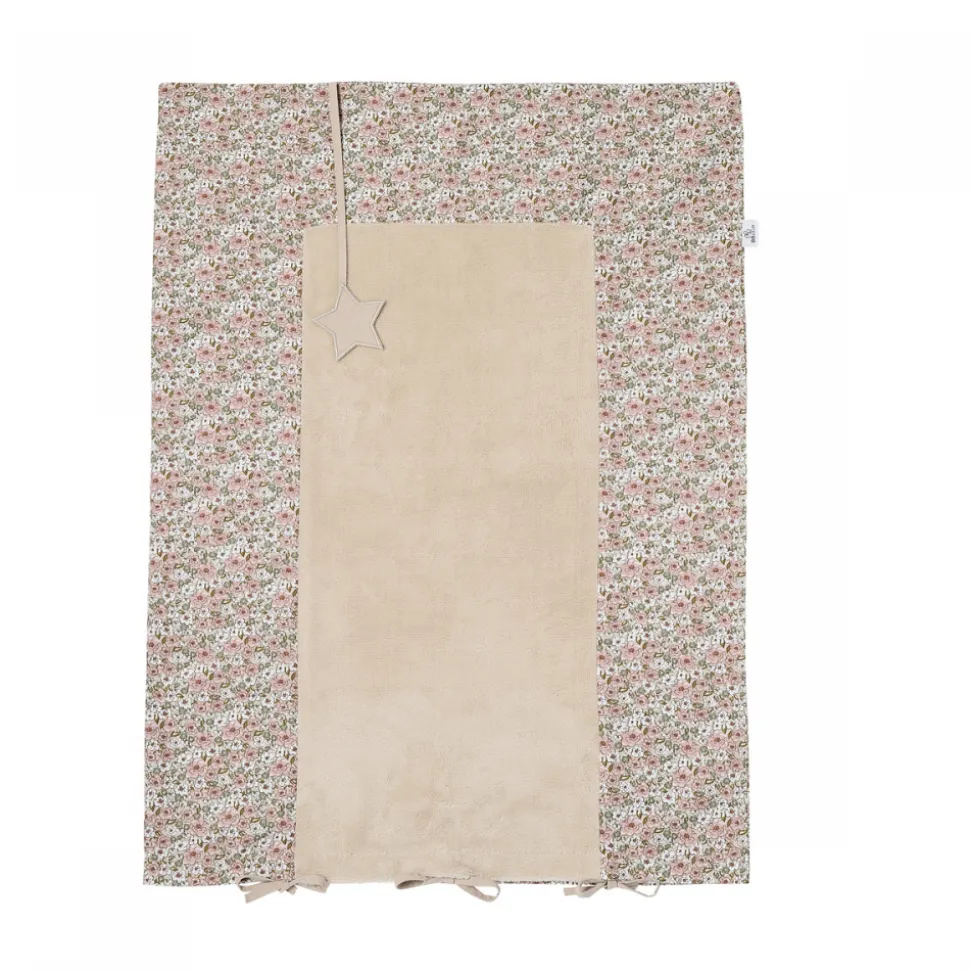 Housse de matelas à langer 60 x 80 cm - liberty / beige - afternoon tea
