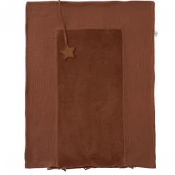 Housse de matelas à langer 60 x 80 cm - toffee