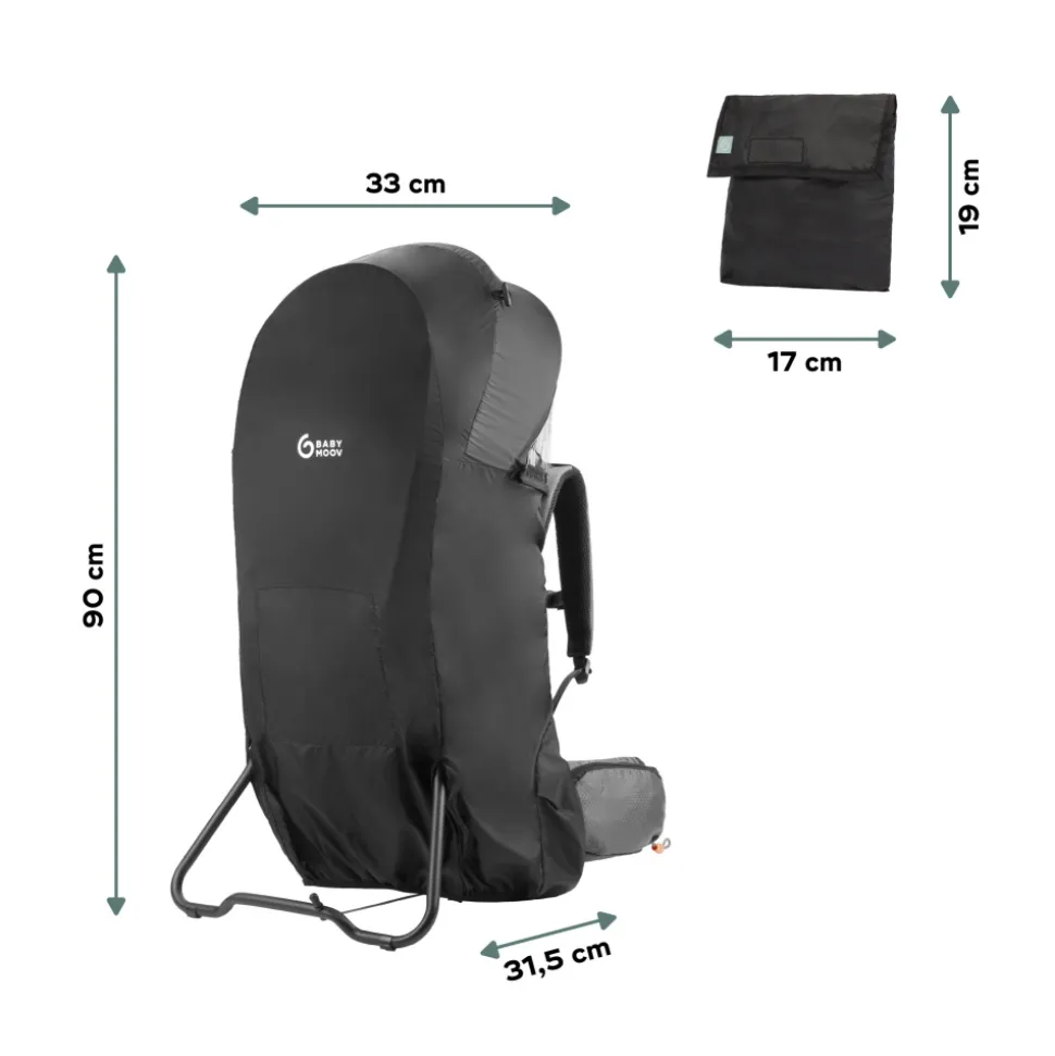 Housse de pluie porte bébé moov & hike