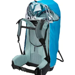 Housse imperméable bleue pour porte bébé sapling