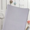 Housse matelas à langer lilas 50x70 cm éponge