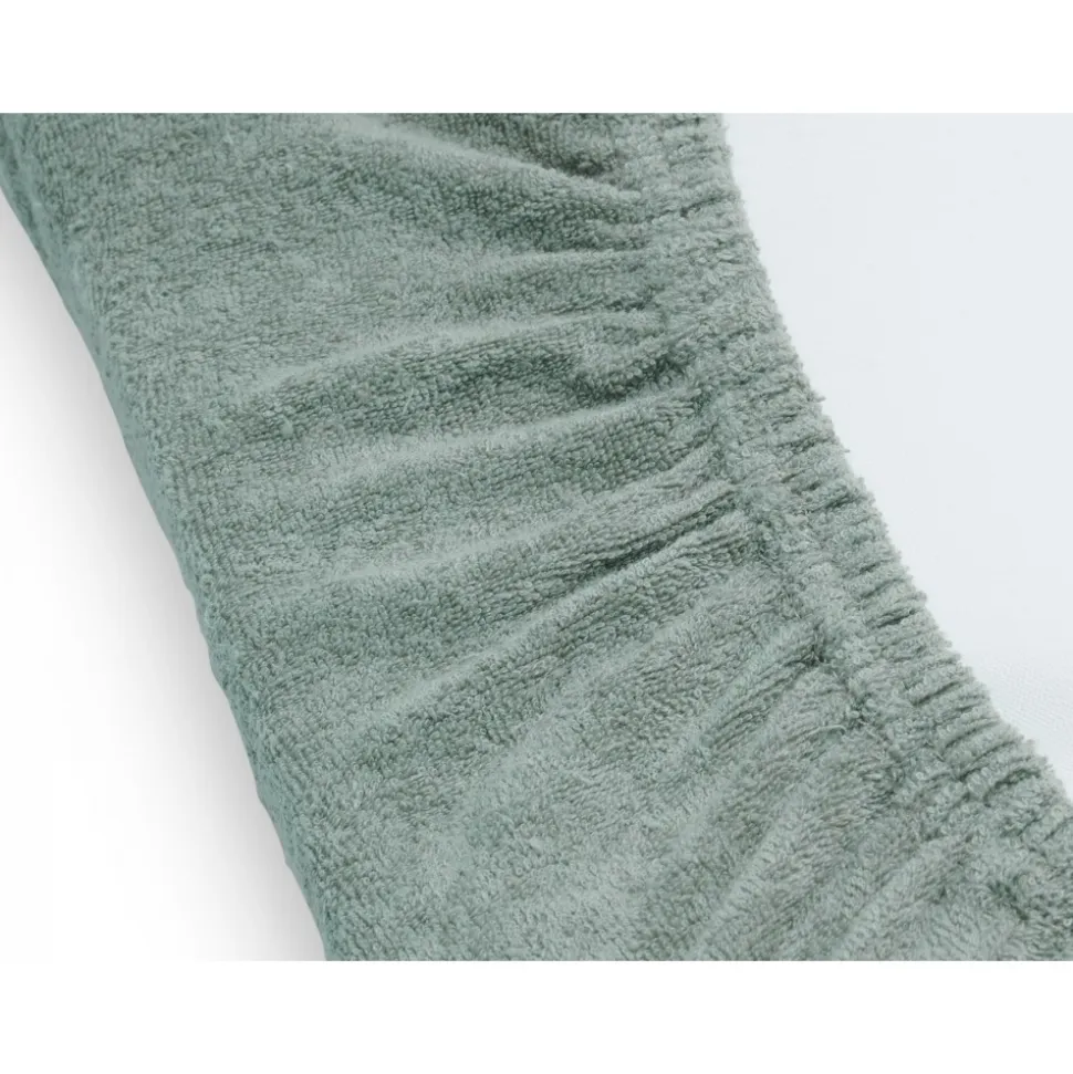 Housse matelas à langer éponge 50 x 70 cm ash green