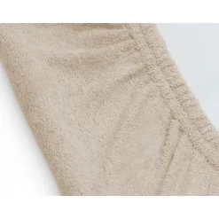 Housse matelas à langer éponge 50 x 70 cm nougat