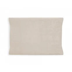 Housse matelas à langer éponge 50 x 70 cm nougat