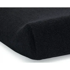 Housse matelas à langer éponge 50 x 70 cm black