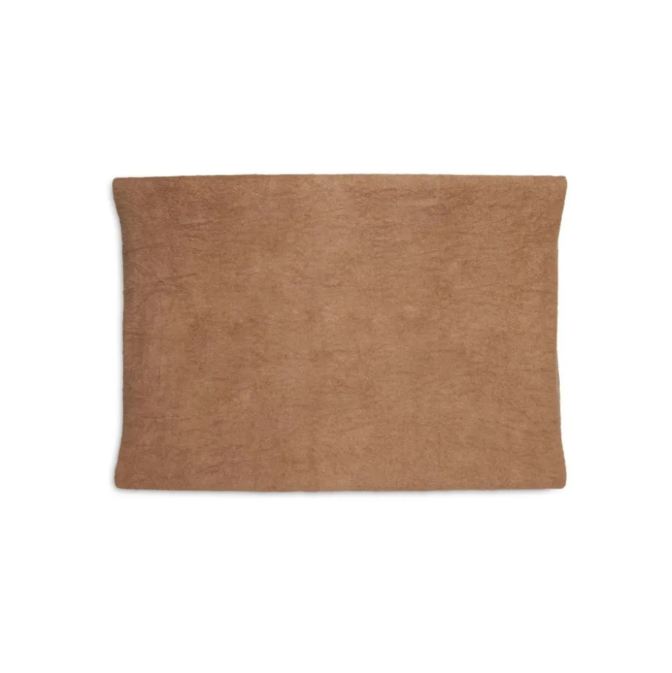 Housse matelas à langer éponge 50 x 70 cm biscuit