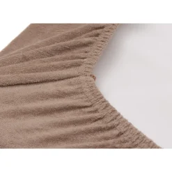 Housse matelas à langer éponge 50 x 70 cm milky coffee