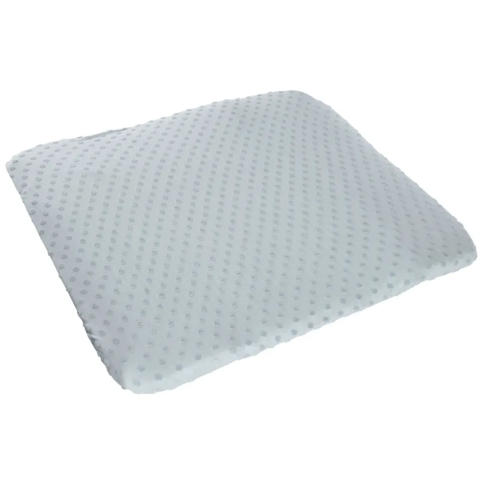 Housse matelas à langer 75 x 85 cm bleu clair