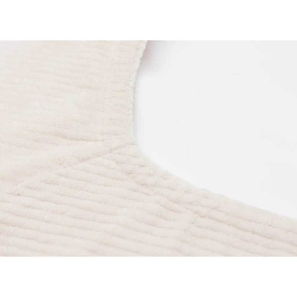 Housse matelas à langer 50 x 70 cm cloudy rib oatmeal