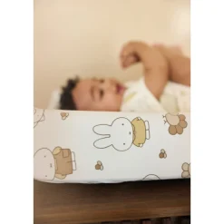 Housse matelas à langer 50 x 70 cm jersey miffy family farm