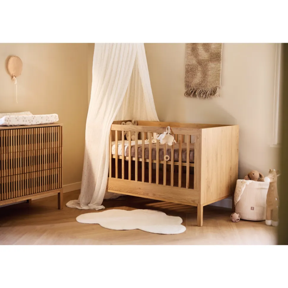 Housse matelas à langer 50 x 70 cm jersey leafy dreams