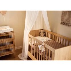 Housse matelas à langer 50 x 70 cm jersey leafy dreams