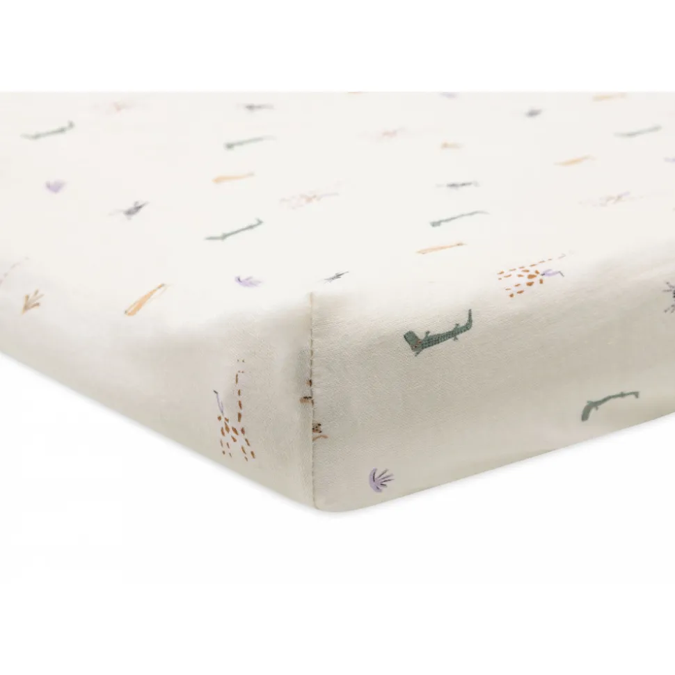 Housse matelas à langer 50 x 70 cm jersey jungle jambo