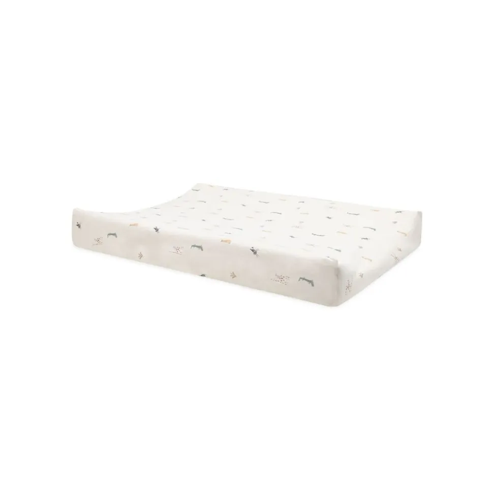 Housse matelas à langer 50 x 70 cm jersey jungle jambo