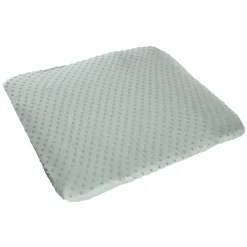 Housse matelas à langer 75 x 85 cm vert givré