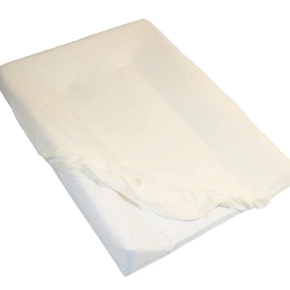Housse pour matelas à langer écru