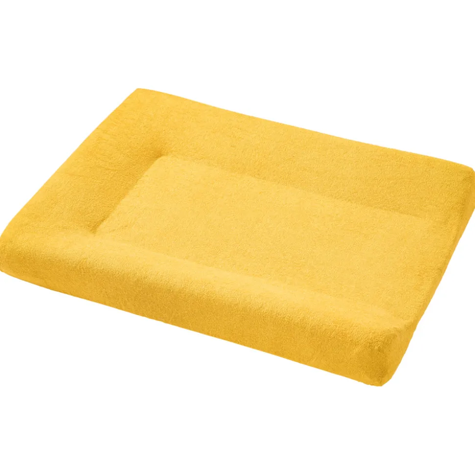 Housse pour matelas à langer moutarde