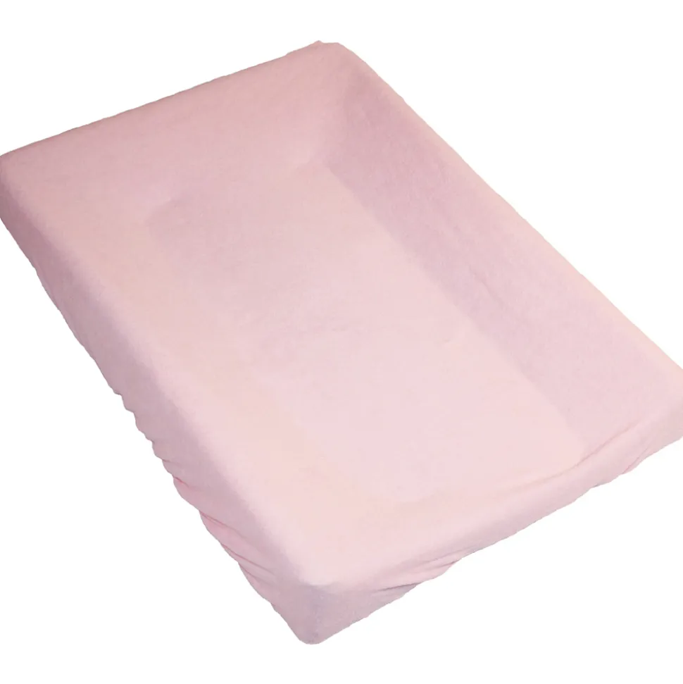 Housse pour matelas à langer rose