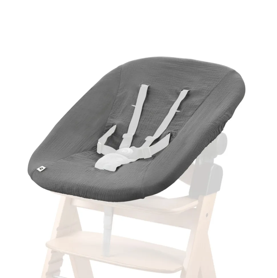Housse pour transat bébé dark grey