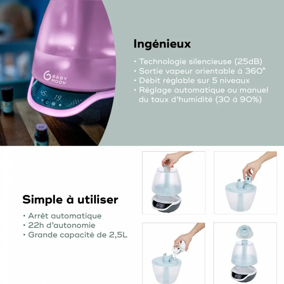 Humidificateur hygro+