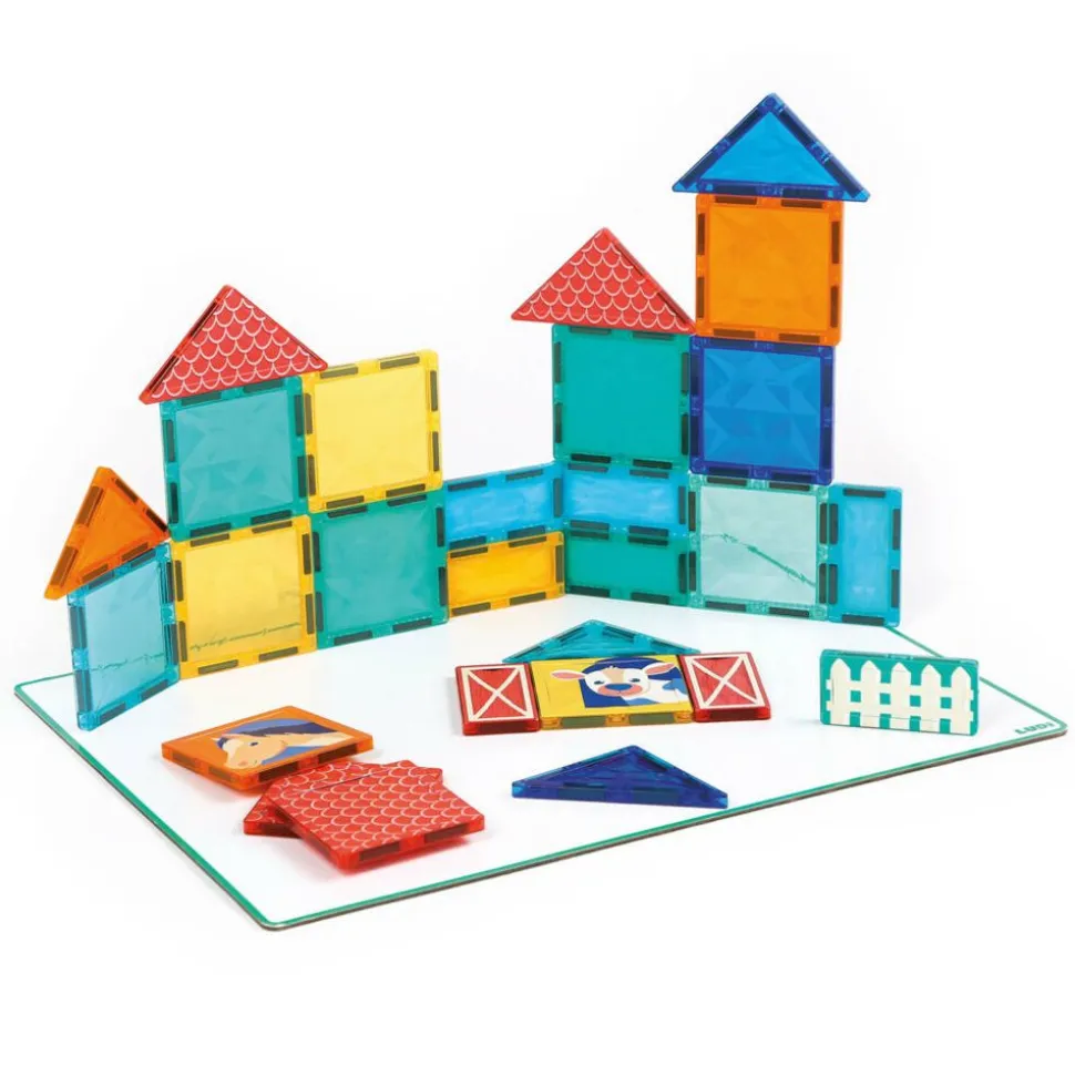 Jeu de construction panneau magnétique avec 27 pièces