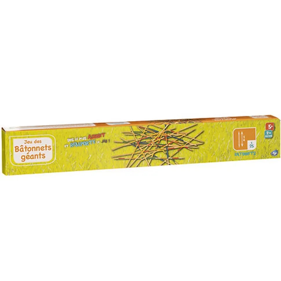 Jeu de mikado géant en bois 80 cm