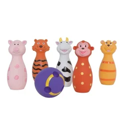 Jeu de quilles souples animaux