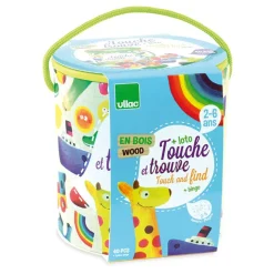 Jeu de reconnaissance touche et trouve