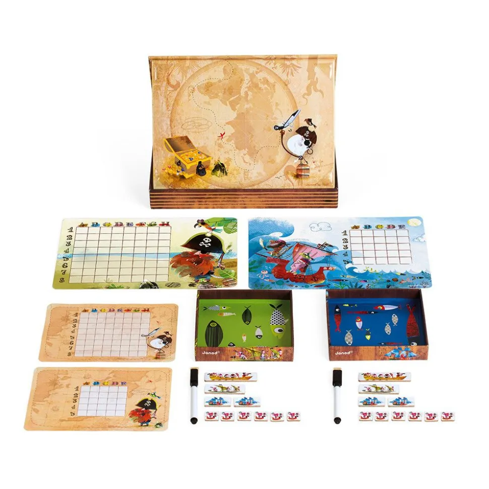 Jeu de société bataille navale pirates