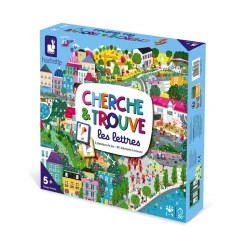 Jeu d'observation cherche et trouve les lettres