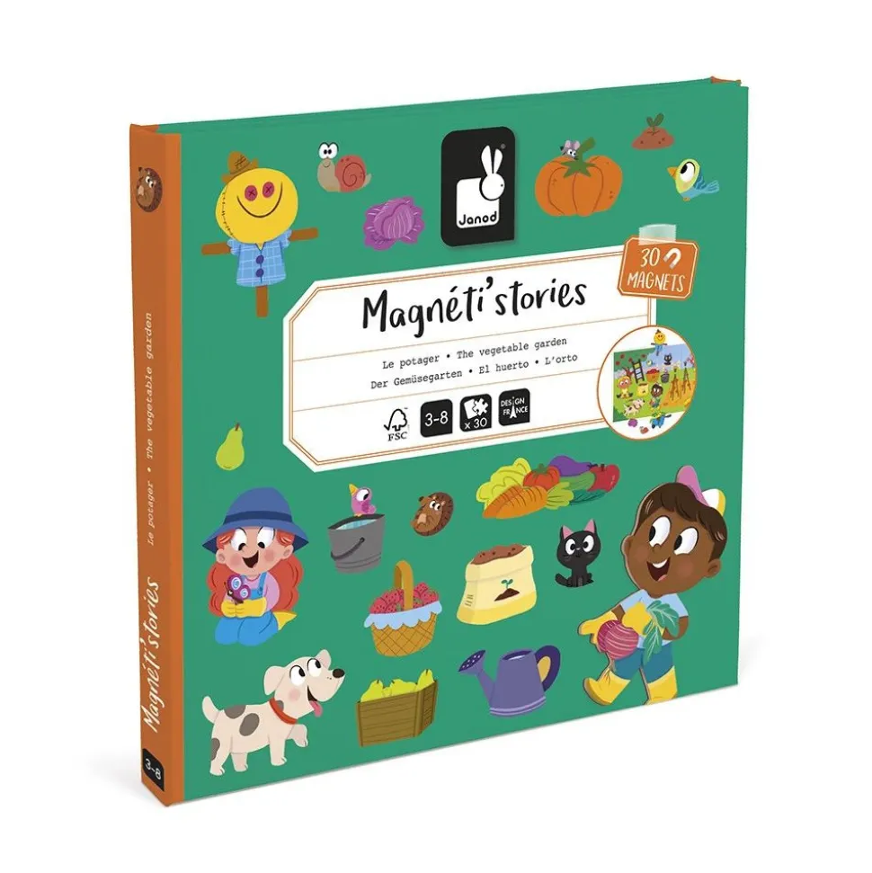 Jeu d'éveil magnétique magnéti'stories le potager