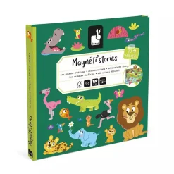 Jeu d'éveil magnétique magnéti'stories les animaux d'afrique