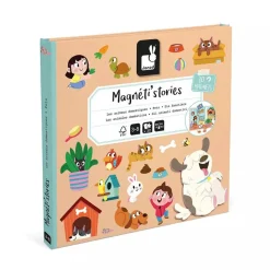 Jeu d'éveil magnétique magnéti'stories les animaux domestiques