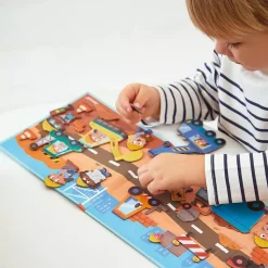 Jeu d'éveil magnétique magnéti'stories le chantier