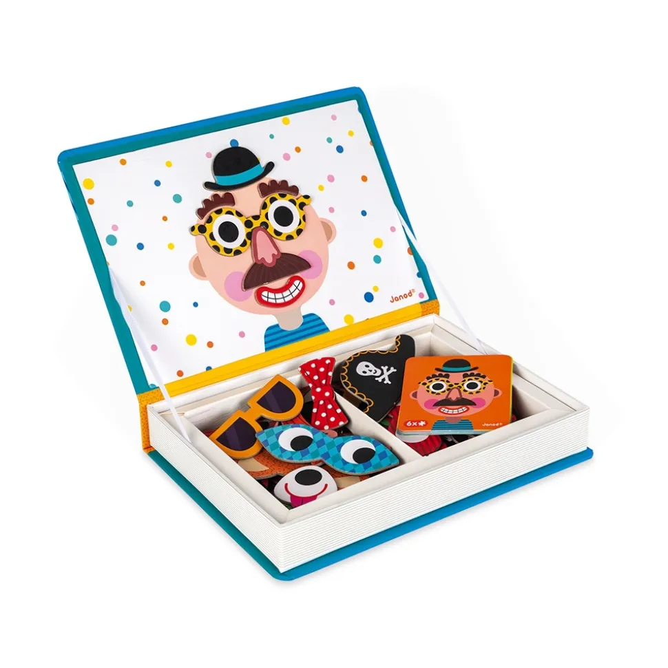 Jeu magnéti'book crazy face garçon