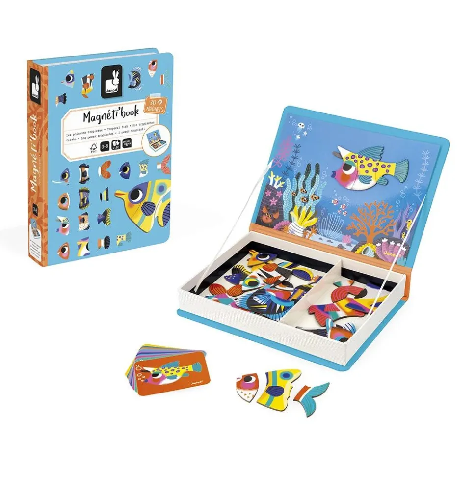 Jeu magnéti'book poissons tropicaux