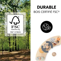 Jeux de plateau pour chaise haute en bois play cockpit