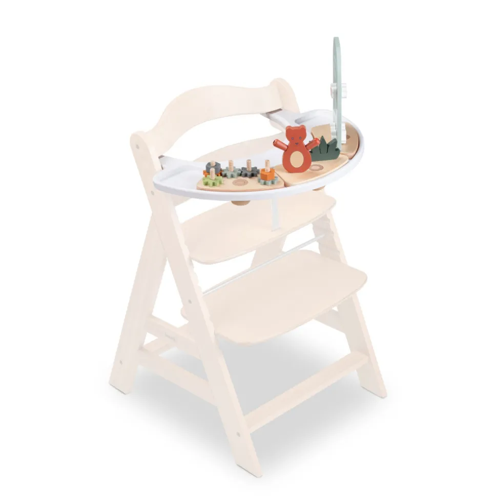 Jeux de plateau pour chaise haute en bois arketa play planting s