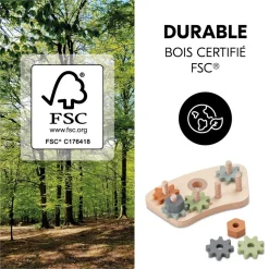 Jeux de plateau pour chaise haute en bois arketa play repairing s