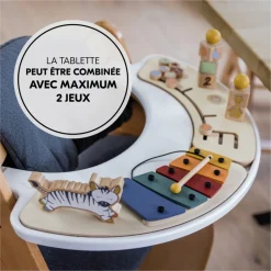 Jeux pour plateau de chaise haute en bois play music