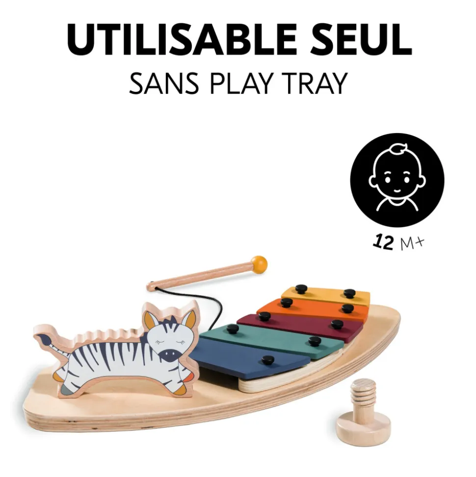 Jeux pour plateau de chaise haute en bois play music