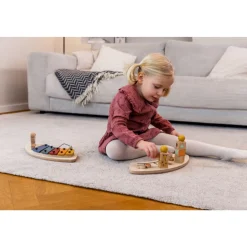 Jeux pour plateau de chaise haute en bois play music