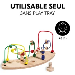 Jeux pour plateau de chaise haute en bois play moving