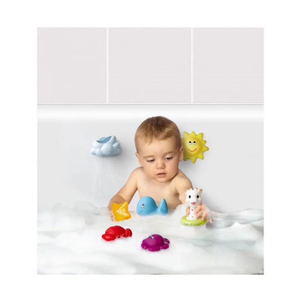 Jouet de bain 7 aspergeurs le monde marin