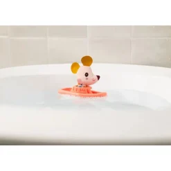 Jouet de bain bateau flottant nina la souris