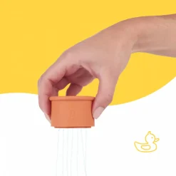 Jouet de bain bébé tasses empilables en silicone