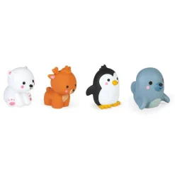 Jouet de bain gicleur lot de 4 animaux polaires