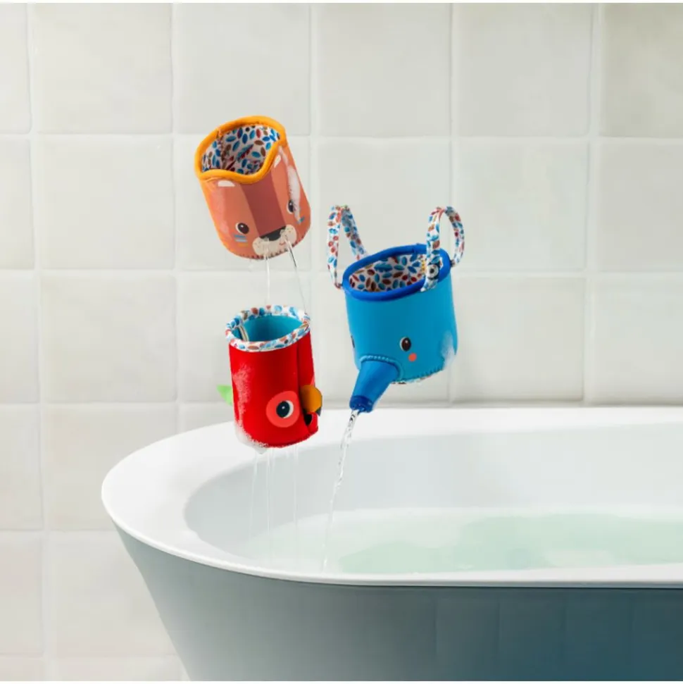 Jouet de bain 3 gobelets jack le lion