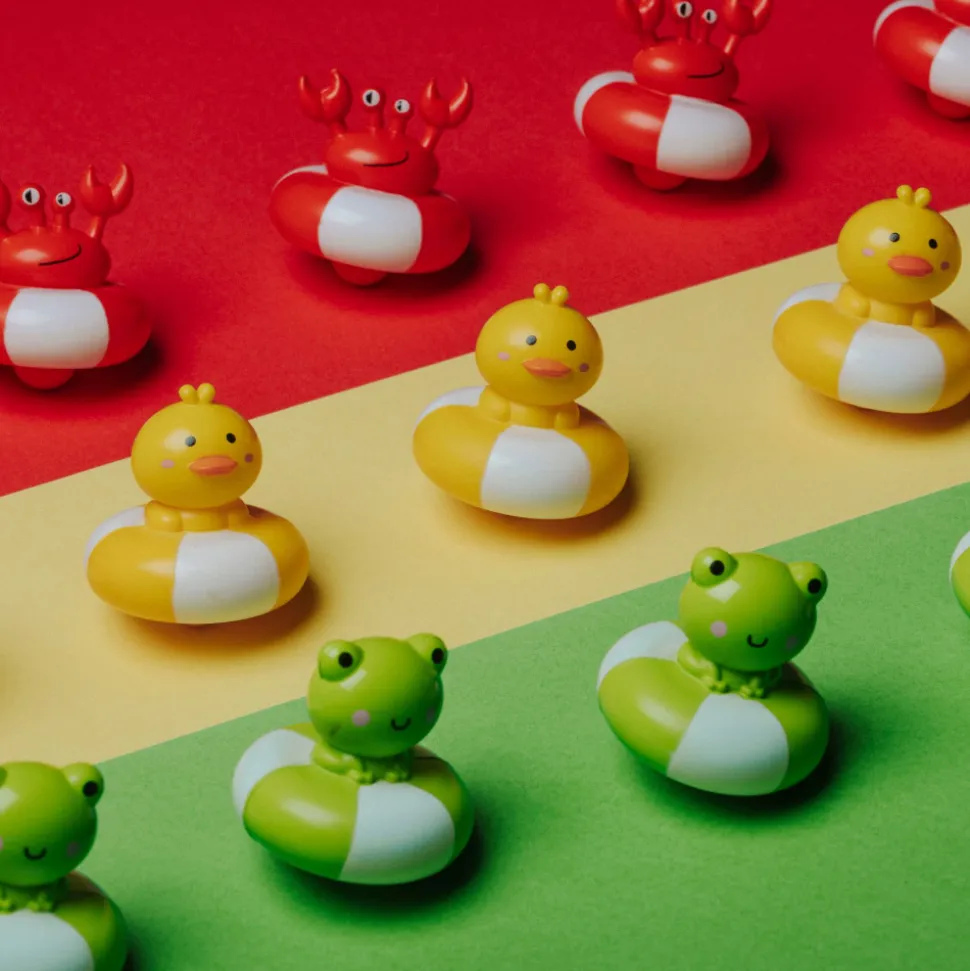 Jouet de bain happy bubbles duckies