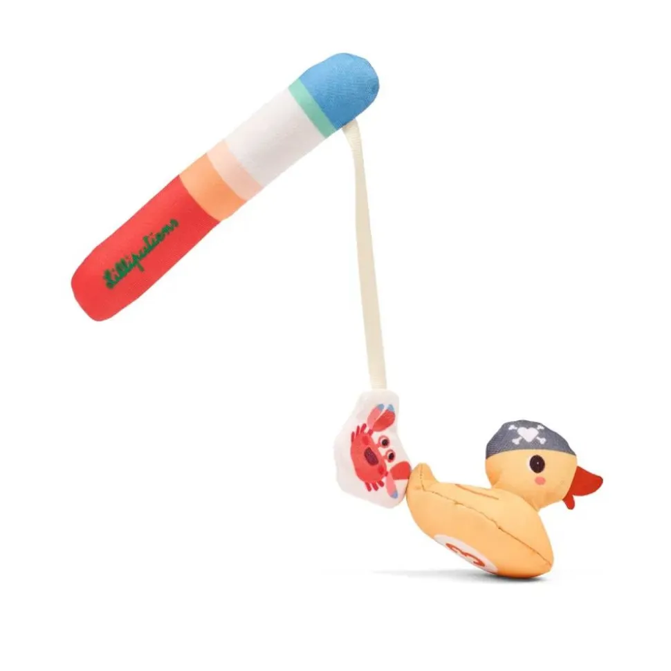 Jouet de bain jeu de pêche aimanté gaspard le canard